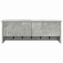 Vægmonteret Jakkeholder med hylde Beton Grå 80 x 20 x 30 cm