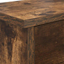 Vægmonteret Jakkeholder med hylde Røget eg 80 x 20 x 30 cm