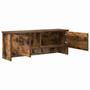 Vægmonteret Jakkeholder med hylde Røget eg 80 x 20 x 30 cm