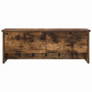 Vægmonteret Jakkeholder med hylde Røget eg 80 x 20 x 30 cm