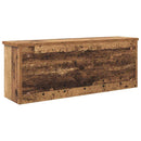 Vægmonteret Jakkeholder med hylde Gammelt træ 80 x 20 x 30 cm