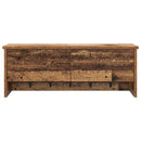 Vægmonteret Jakkeholder med hylde Gammelt træ 80 x 20 x 30 cm