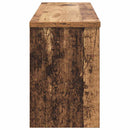 Vægmonteret Jakkeholder med hylde Gammelt træ 80 x 20 x 30 cm