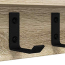 Vægmonteret Jakkeholder Sonoma eg 40 x 10,5 x 10,5 cm