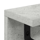Vægmonteret Jakkeholder Beton Grå 40 x 10,5 x 10,5 cm