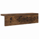 Vægmonteret Jakkeholder Røget eg 40 x 10,5 x 10,5 cm