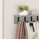 Vægmonteret Jakkeholder Grå Sonoma 40 x 10,5 x 10,5 cm