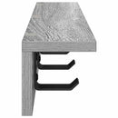 Vægmonteret Jakkeholder Grå Sonoma 40 x 10,5 x 10,5 cm