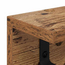Vægmonteret Jakkeholder Gammelt træ 40 x 10,5 x 10,5 cm