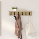 Vægmonteret Jakkeholder Sonoma eg 60 x 10,5 x 10,5 cm