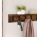 Vægmonteret Jakkeholder Røget eg 60 x 10,5 x 10,5 cm