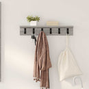 Vægmonteret Jakkeholder Grå Sonoma 60 x 10,5 x 10,5 cm