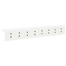 Vægmonteret Jakkeholder Vægmonteret Hvid 80 x 10,5 x 10,5 cm