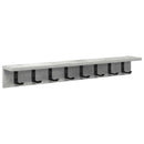 Vægmonteret Jakkeholder Beton Grå 80 x 10,5 x 10,5 cm