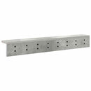 Vægmonteret Jakkeholder Beton Grå 80 x 10,5 x 10,5 cm