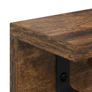 Vægmonteret Jakkeholder Røget eg 80 x 10,5 x 10,5 cm