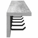 Vægmonteret Jakkeholder Grå Sonoma 80 x 10,5 x 10,5 cm