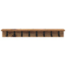 Vægmonteret Jakkeholder Gammelt træ 80 x 10,5 x 10,5 cm