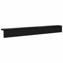 Vægmonteret Jakkeholder Sort eg 100 x 10,5 x 10,5 cm