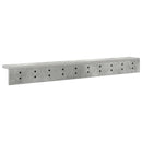 Vægmonteret Jakkeholder Beton Grå 100 x 10,5 x 10,5 cm