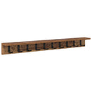 Vægmonteret Jakkeholder Gammelt træ 100 x 10,5 x 10,5 cm