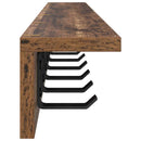 Vægmonteret Jakkeholder Gammelt træ 100 x 10,5 x 10,5 cm