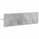 Vægmonteret Jakkeholder Vægmonteret Beton Grå 60 x 10,5 x 18 cm