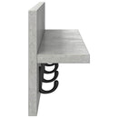 Vægmonteret Jakkeholder Vægmonteret Beton Grå 60 x 10,5 x 18 cm