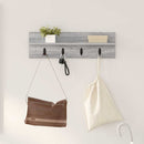 Vægmonteret Jakkeholder Grå Sonoma 60 x 10,5 x 18 cm