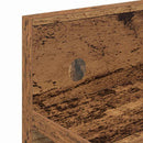 Vægmonteret Jakkeholder Gammelt træ 60 x 10,5 x 18 cm