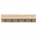 Vægmonteret Jakkeholder Vægmonteret Sonoma eg 80 x 10,5 x 18 cm