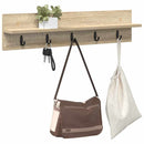Vægmonteret Jakkeholder Vægmonteret Sonoma eg 80 x 10,5 x 18 cm