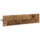 Vægmonteret Jakkeholder Gammelt træ 80 x 10,5 x 18 cm
