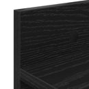Vægmonteret Jakkeholder Vægmonteret Sort eg 100 x 10,5 x 18 cm