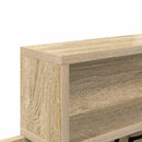 Vægmonteret Jakkeholder med hylde Sonoma eg 100 x 12 x 43,5 cm