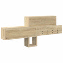 Vægmonteret Jakkeholder med hylde Sonoma eg 100 x 12 x 43,5 cm