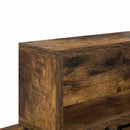Vægmonteret Jakkeholder med hylde Røget eg 100 x 12 x 43,5 cm