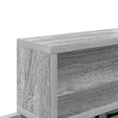 Vægmonteret Jakkeholder med hylde Grå Sonoma 100 x 12 x 43,5 cm