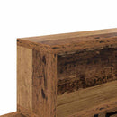Vægmonteret Jakkeholder Gammelt træ 100 x 12 x 43,5 cm