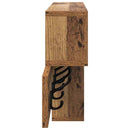 Vægmonteret Jakkeholder Gammelt træ 100 x 12 x 43,5 cm