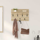 Vægmonteret Jakkeholder med hylde Sonoma eg 60 x 40 x 12 cm