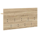 Vægmonteret Jakkeholder med hylde Sonoma eg 80 x 40 x 12 cm