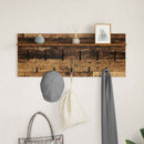 Vægmonteret Jakkeholder med hylde Gammelt træ 100 x 40 x 12 cm