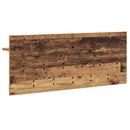 Vægmonteret Jakkeholder med hylde Gammelt træ 100 x 40 x 12 cm