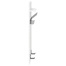 Vægmonteret Jakkeholder Hvid 40 x 10 x 90 cm Konstrueret træ