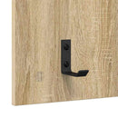 Vægmonteret Jakkeholder med hylde Sonoma eg 40 x 10 x 90 cm