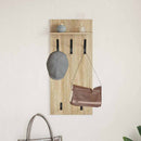 Vægmonteret Jakkeholder med hylde Sonoma eg 40 x 10 x 90 cm