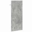 Vægmonteret Jakkeholder med hylde Beton Grå 40 x 10 x 90 cm