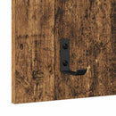 Vægmonteret Jakkeholder med hylde Gammelt træ 40 x 10 x 90 cm