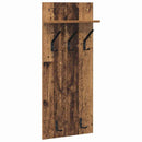 Vægmonteret Jakkeholder med hylde Gammelt træ 40 x 10 x 90 cm